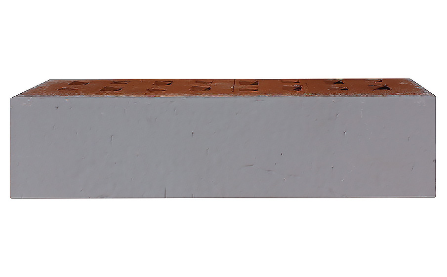 Кирпич клинкерный ЛСР Осло серый ангоб винтаж, 250*85*65 мм