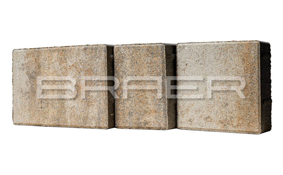 Плитка тротуарная BRAER Старый город Венусбергер Color Mix Песчаник