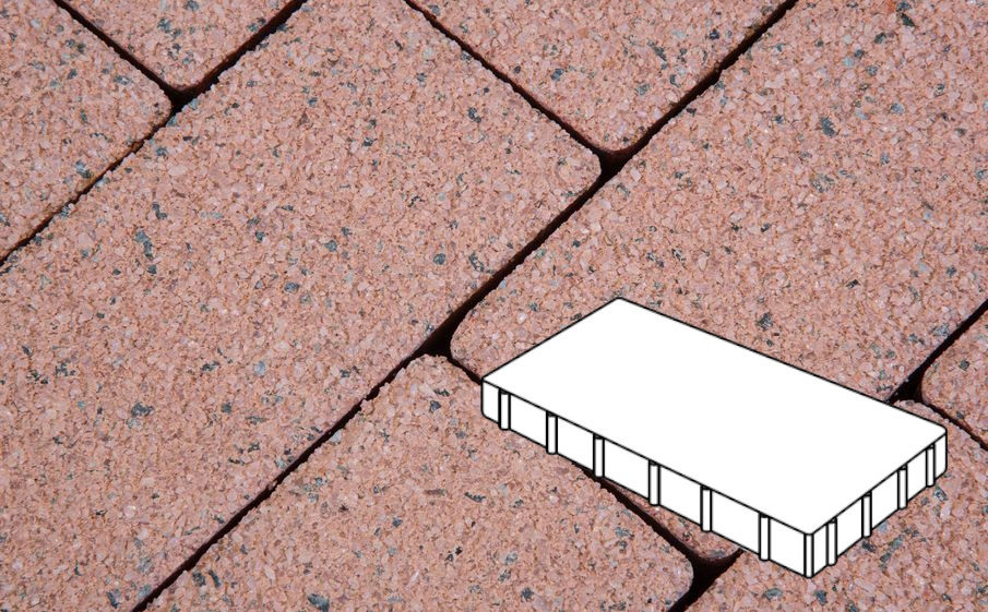 Плитка тротуарная Готика Premium Gold, Плита Б.6.П.10 без фаски, №18, 600*200*100 мм