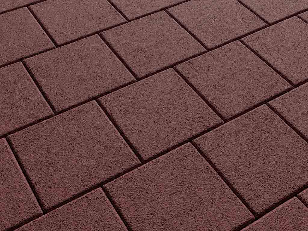 Плитка тротуарная Квадрат А.2.К.4 гранит красный, 200*200*40 мм