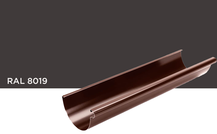 Желоб Galeco для системы STAL D 135/90 мм, RAL 8019