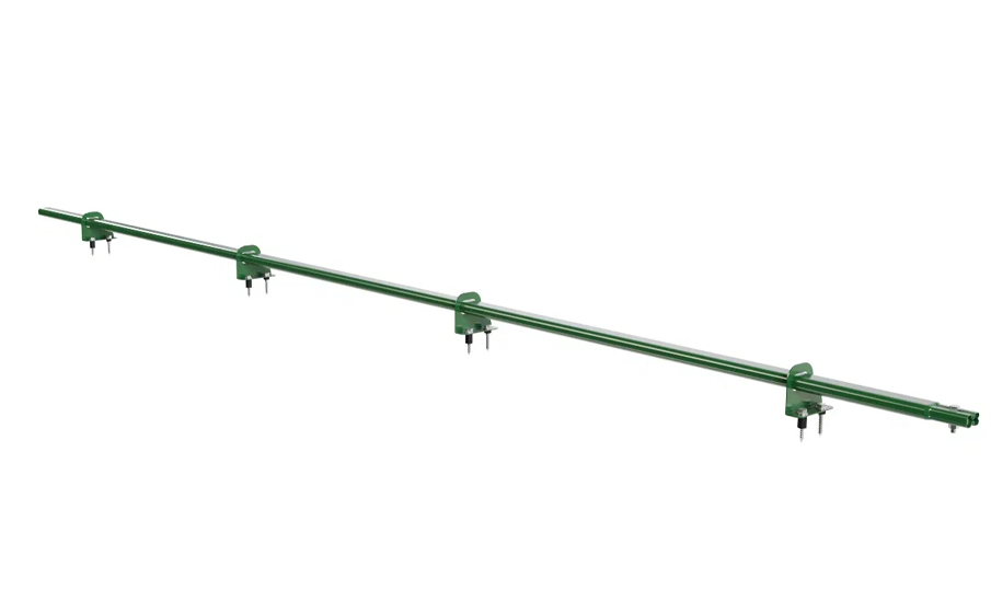 Снегозадержатель однотрубчатый Borge для кровли из металлочерепицы оцинкованный RAL 6002, 3 м