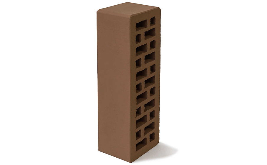 Кирпич BRAER светло-коричневый гладкий, 250*85*65 мм