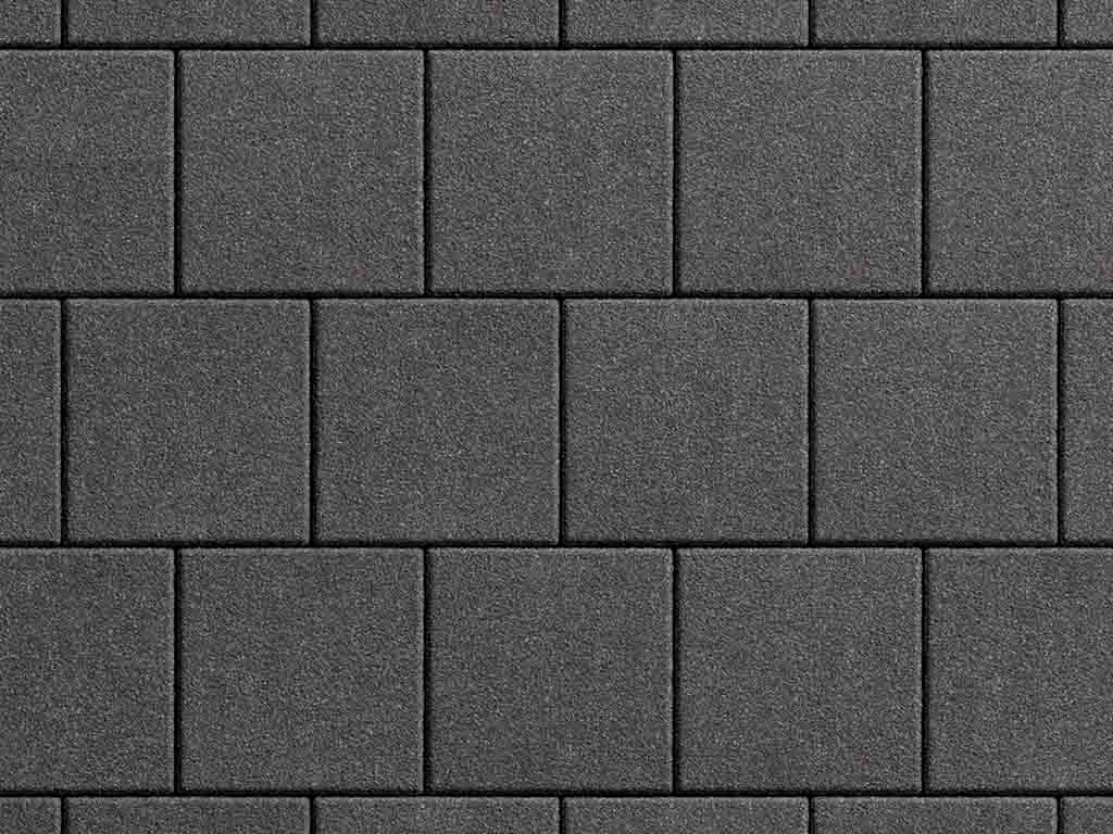 Плитка тротуарная Квадрат Б.2.К.6 гранит, черный, 200*200*60 мм