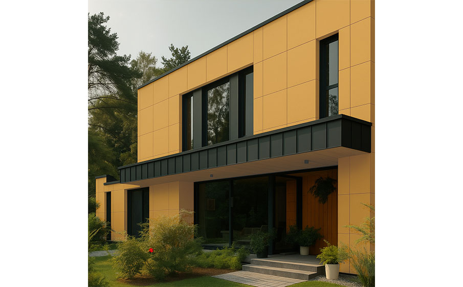 HPL-панель PoliLam Colors Mustard LA, 3050*1220*8 мм