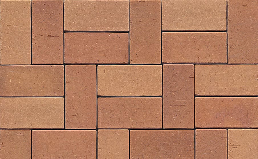 Тротуарная клинкерная брусчатка Muhr №08 Lachsrot, 200*65*52 мм