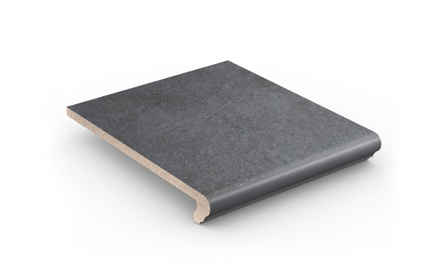 Клинкерная ступень флорентинер Stroeher Keraplatte Aera, 710 crio, 340x294x12 мм