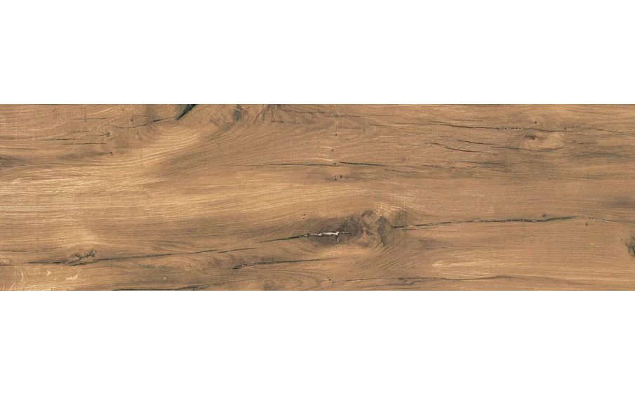 Террасная доска из керамогранита Paradyz Rustland Brown, 1195*295*20 мм 