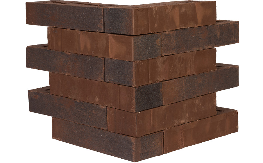 Клинкерный кирпич пустотелый Plinfa Iron 2302, 270*85*50 мм