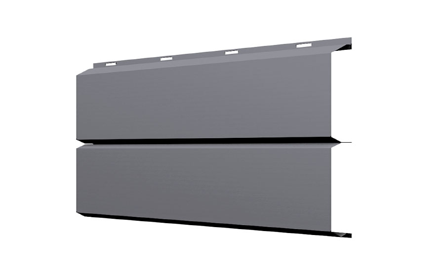 Софит Grand Line ЭкоБрус без перфорации 0,345, 0,5 Satin с пленкой RAL 7004