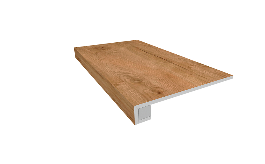 Комплект ступень прямоугол. бортик и подступенок Ametis Selection SI04, неполированнный