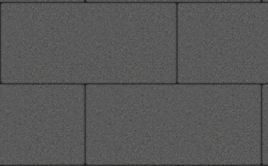 Плитка тротуарная Прямоугольник Б.5.П.8 стандарт гладкий серый, 600*300*80 мм