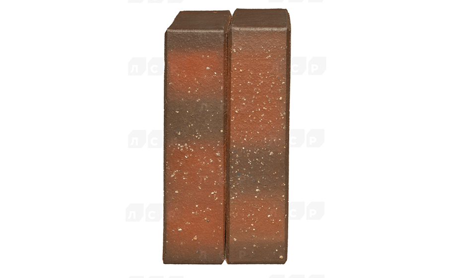 Клинкерная брусчатка ЛСР Ноттингем красный флэш, 200*100*50 мм