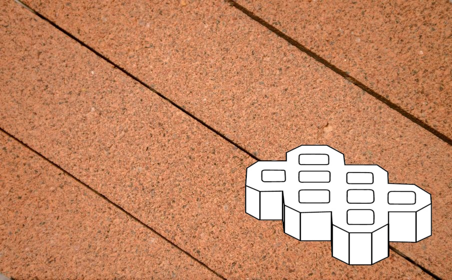 Плитка тротуарная Готика Premium Silver, Экопарковка Б.6.ГР.10, №14, 600*400*100 мм