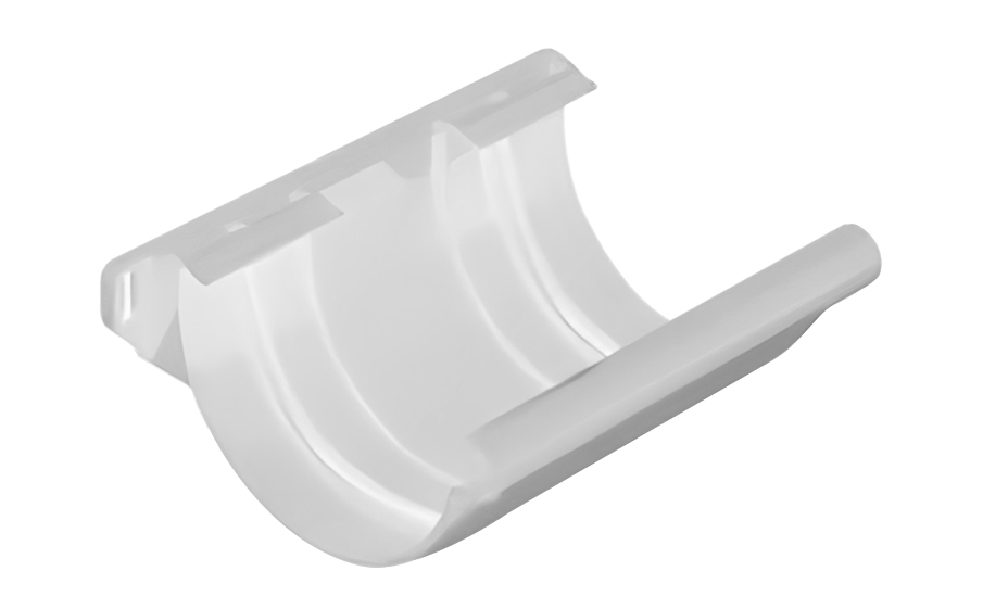 Соединитель желоба BRAAS, 150/100 мм, ПВХ, белый