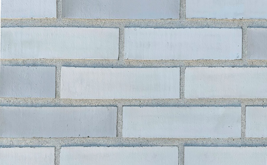 Кирпич клинкерный Богандинский КЗ Монблан 01/11 бело-серый микс, 250*85*65 мм