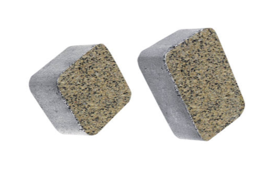 Плитка тротуарная Классико А.1.КО.4 гранит+ желтый с черным, комплект 2 шт, толщина 40 мм