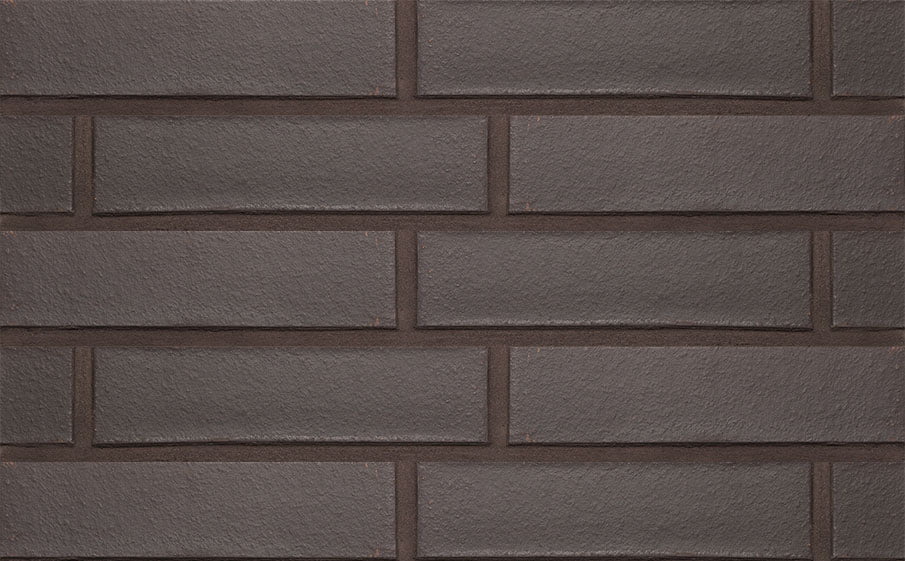 Кирпич облицовочный пустотелый Terca Nero гладкий, 250*85*65 мм