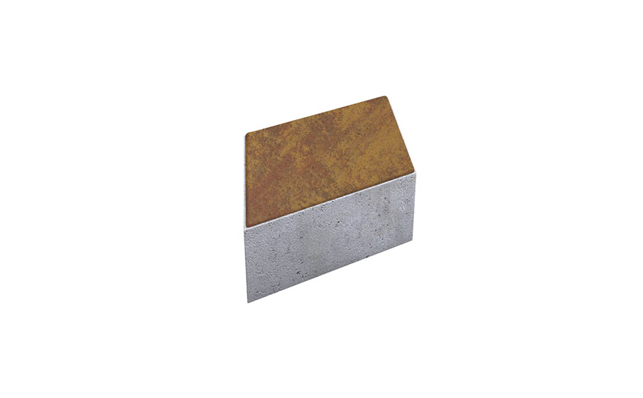 Плитка тротуарная Ромб Б.1.Р.8 листопад гладкий осень, 200*200*80 мм