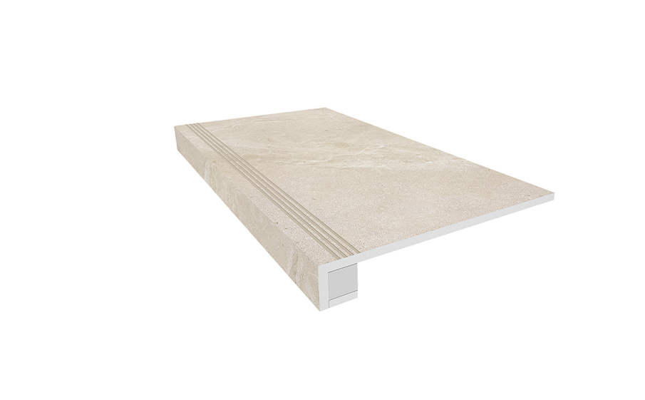 Комплект ступень прямоугол. бортик и подступенок Ametis Kailas KA03, неполированнный