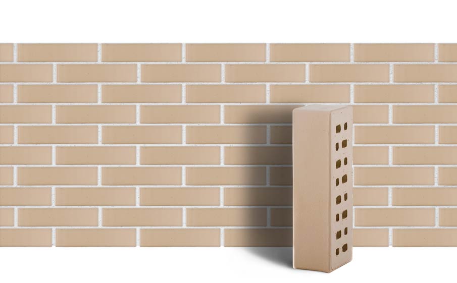 Кирпич клинкерный ЛСР серый 0,5% №7 гладкий 210*100*50 мм