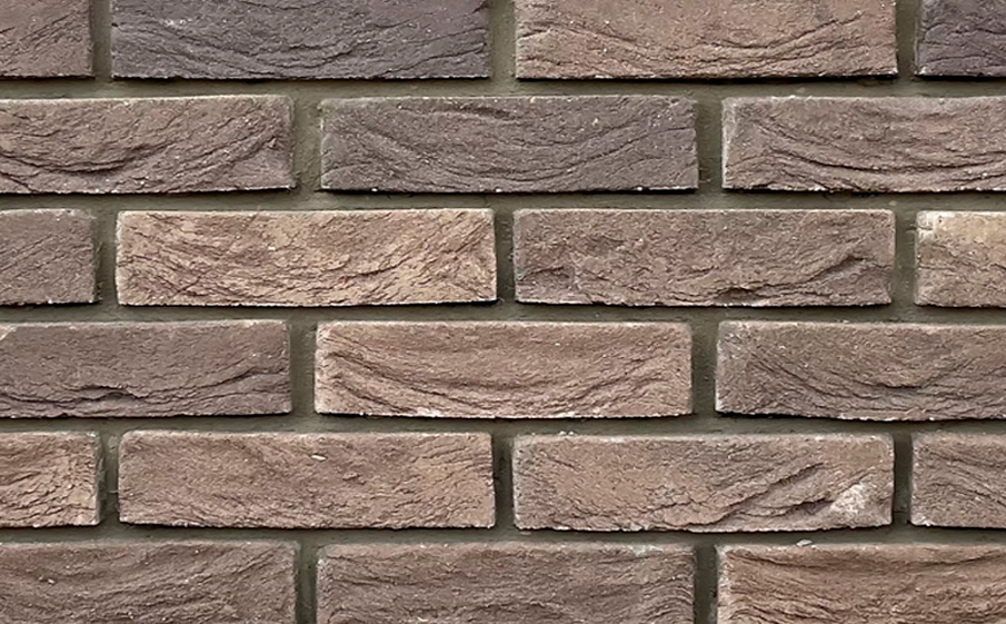 Кирпич облицовочный Богандинский КЗ Амбер Блек, 210*100*50 мм