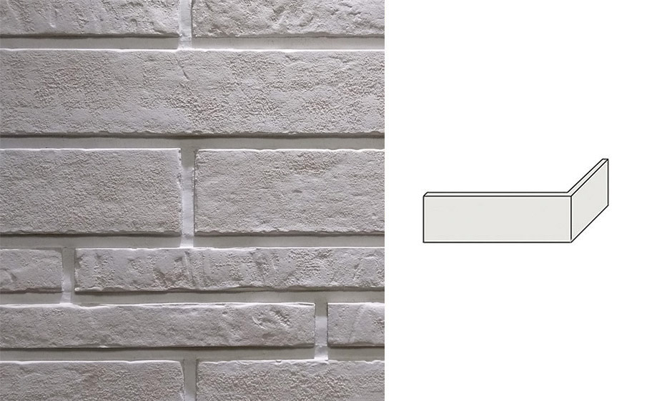 Декоративный угловой кирпич Redstone Верден Брик VB-00/U 224*97*35 мм