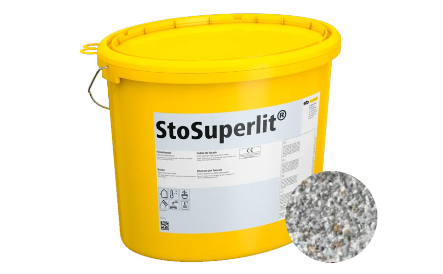 Декоративная штукатурка из натурального камня Sto-Superlit K 2,0, цвет 411, 23 кг