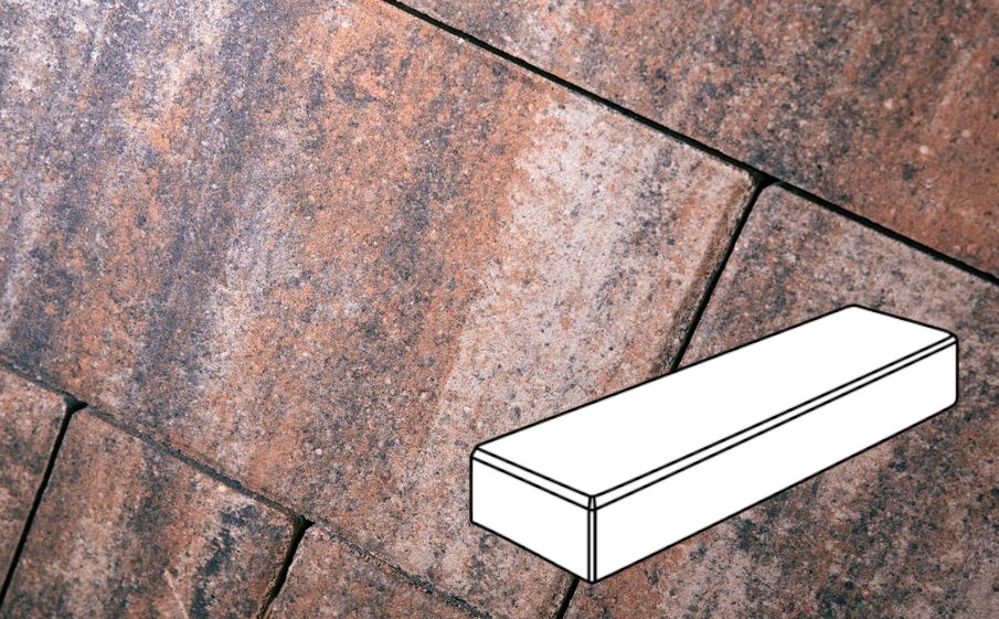 Плитка тротуарная Готика Natur, Паркет В.3.П.8, Альпин, 300*100*80 мм