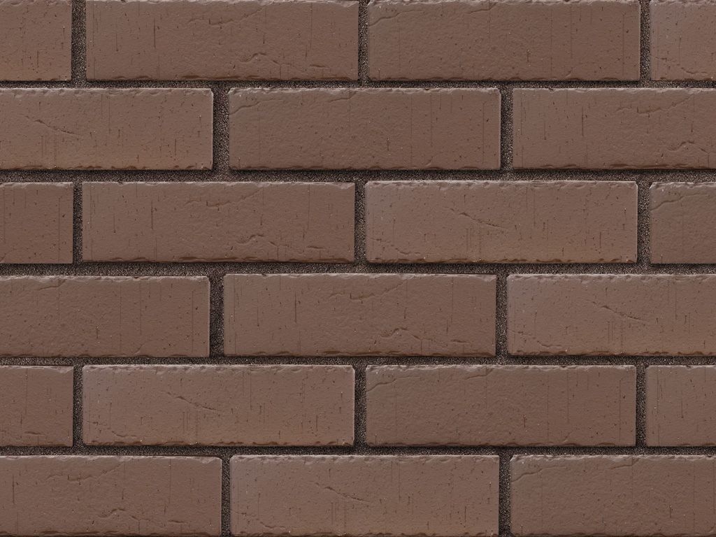 Кирпич клинкерный ЛСР Кельн коричневый винтаж с рваной фаской, 250*85*65 мм