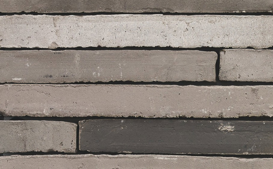 Кирпич ригельный Terca Wasserstrich Special Kwartsgrijs (Arctic Gedampft), 510*100*40 мм