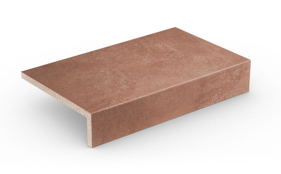 Клинкерная ступень прямоугольная Stroeher Keraplatte Aera, 755 camaro, 294х175х52х10 мм