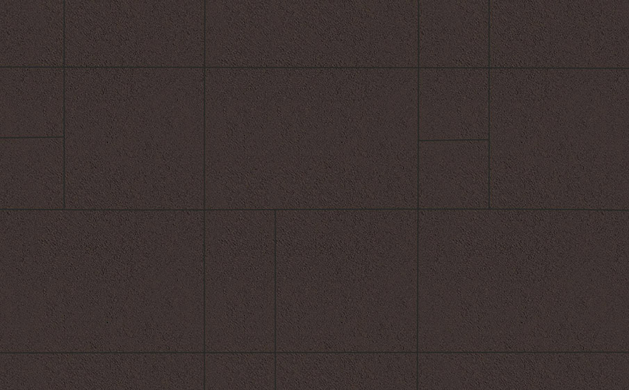 Плитка тротуарная Грандо Б.9.Фсм.6 стандарт гладкий коричневый, комплект 4 шт, толщина 60 мм