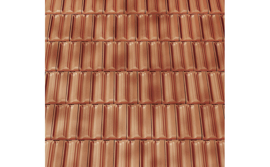 Керамическая черепица рядовая CREATON Rustico Nuance тоскана ангоб