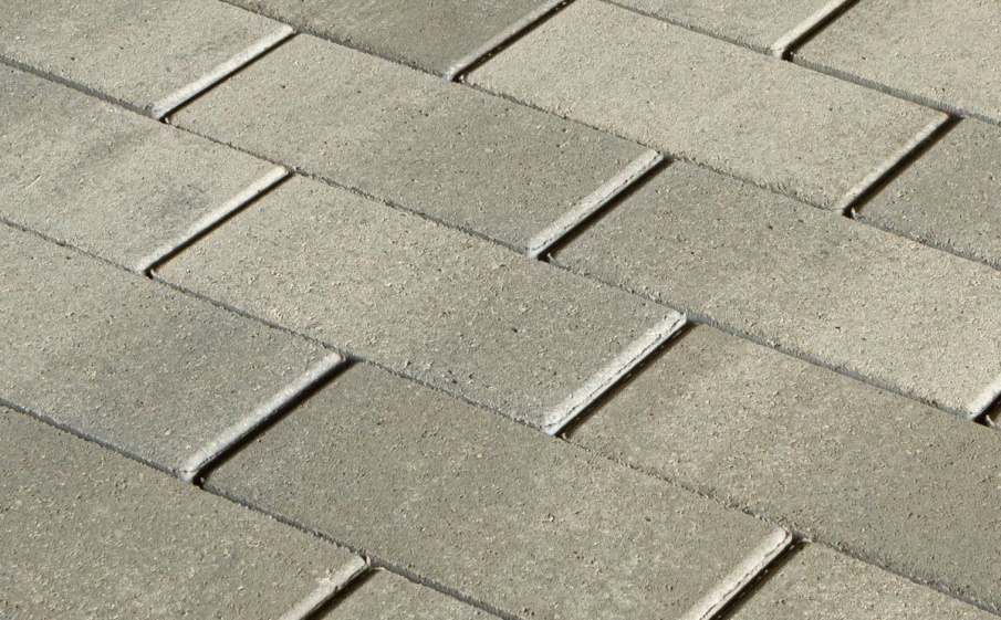 Плитка тротуарная Прямоугольник В.2.П.10 листопад гладкий антрацит, 200*100*100 мм