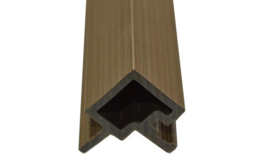 Угловой профиль CM Wall, 3000*56*49 мм, Teak (Тик)