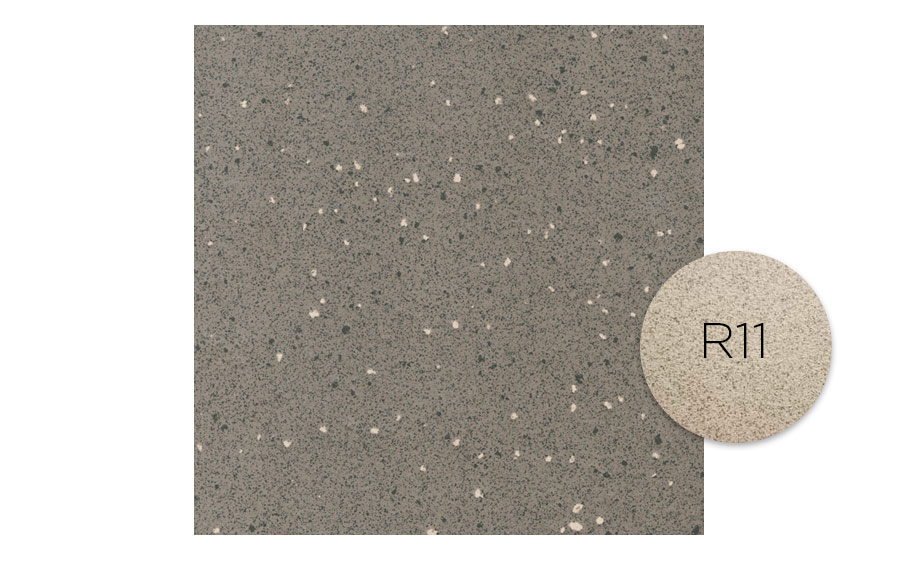 Технический керамогранит Roben VIGRANIT Anthrazit Grobkorn R11, 200*200*15 мм