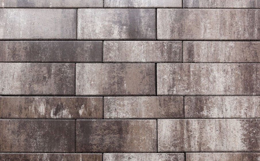 Плитка тротуарная Паркет Б.16.Псм.8 листопад гладкий хаски, комплект 6 шт, толщина 80 мм