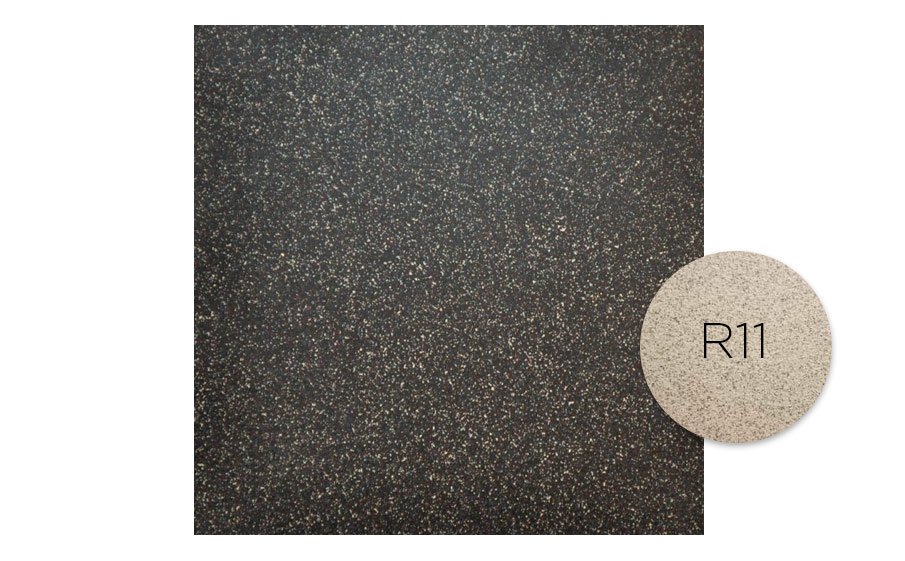 Технический керамогранит Roben VIGRANIT Schwarz-grau Feinkorn R11, 200*100*15 мм