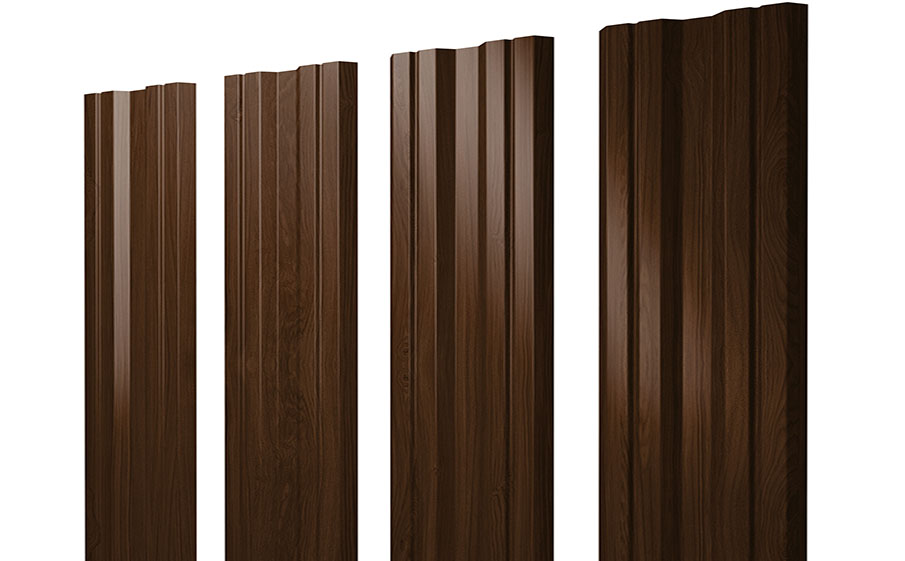 Штакетник Twin Print Elite Choco Wood