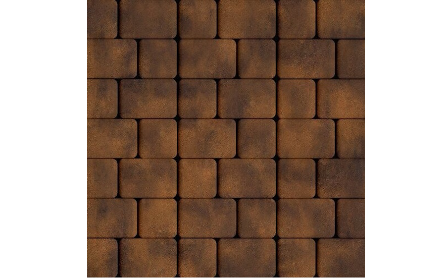 Плитка тротуарная SteinRus Инсбрук Альт Дуо А.3(С).Фсм.4, гладкая, ColorMix Маренго, толщина 40 мм