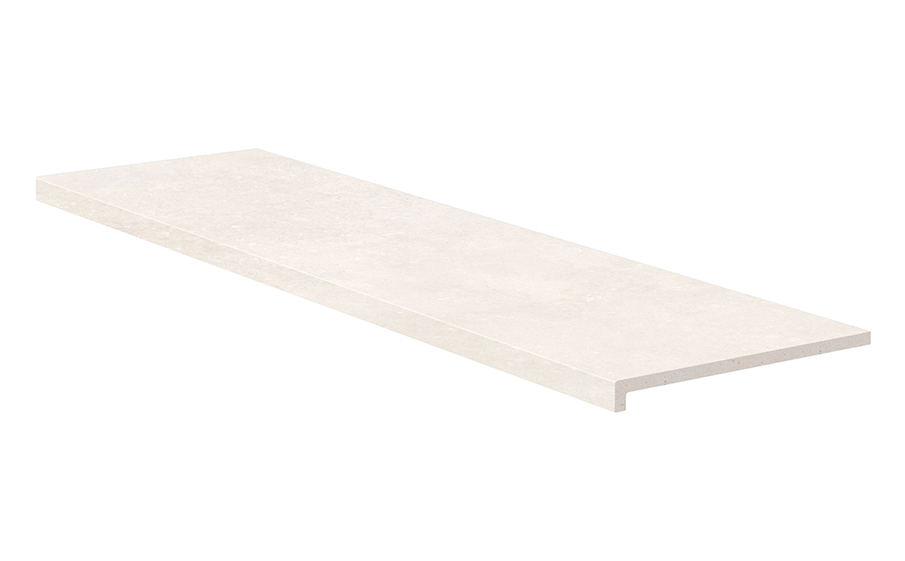 Ступень с прямым носиком EXAGRES Provenza Bianco, 1200*330*30*12 мм