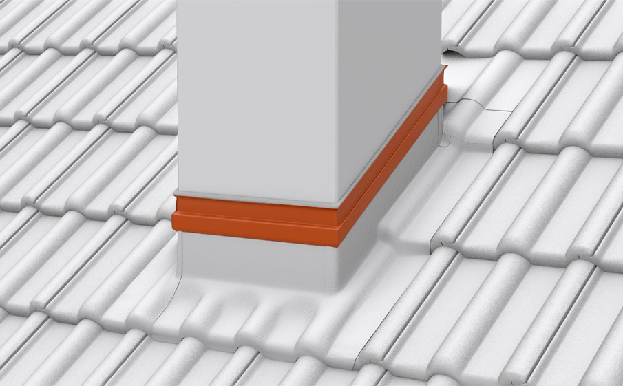 Планка прижимная Вака BRAAS, серый/черный, 2300*60 мм