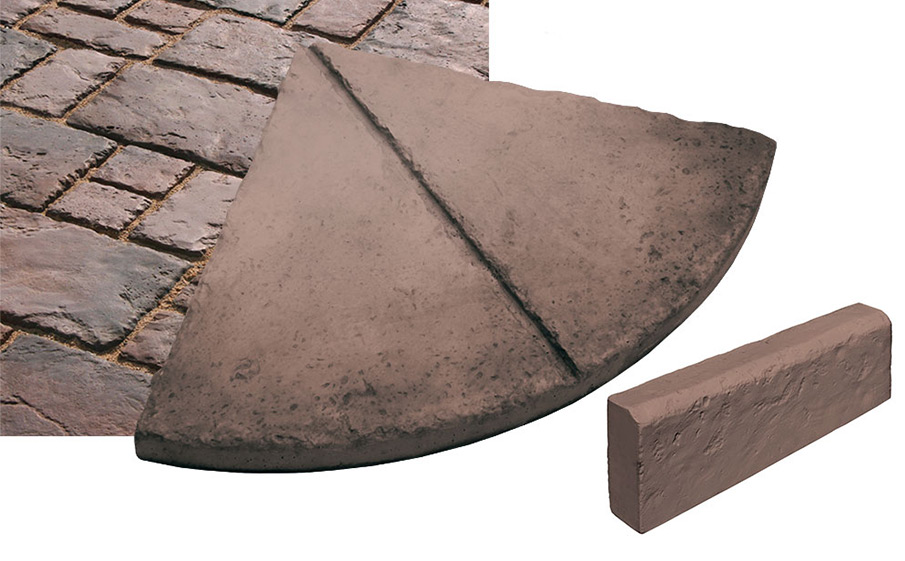 Тротуарная плитка радиальная White Hills, R1 901-44