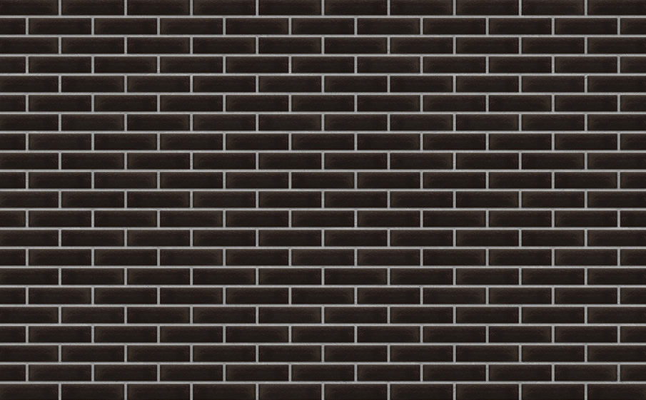 Клинкерная плитка под кирпич King Klinker Free Art 17 Onyx black, 250*65*10 мм