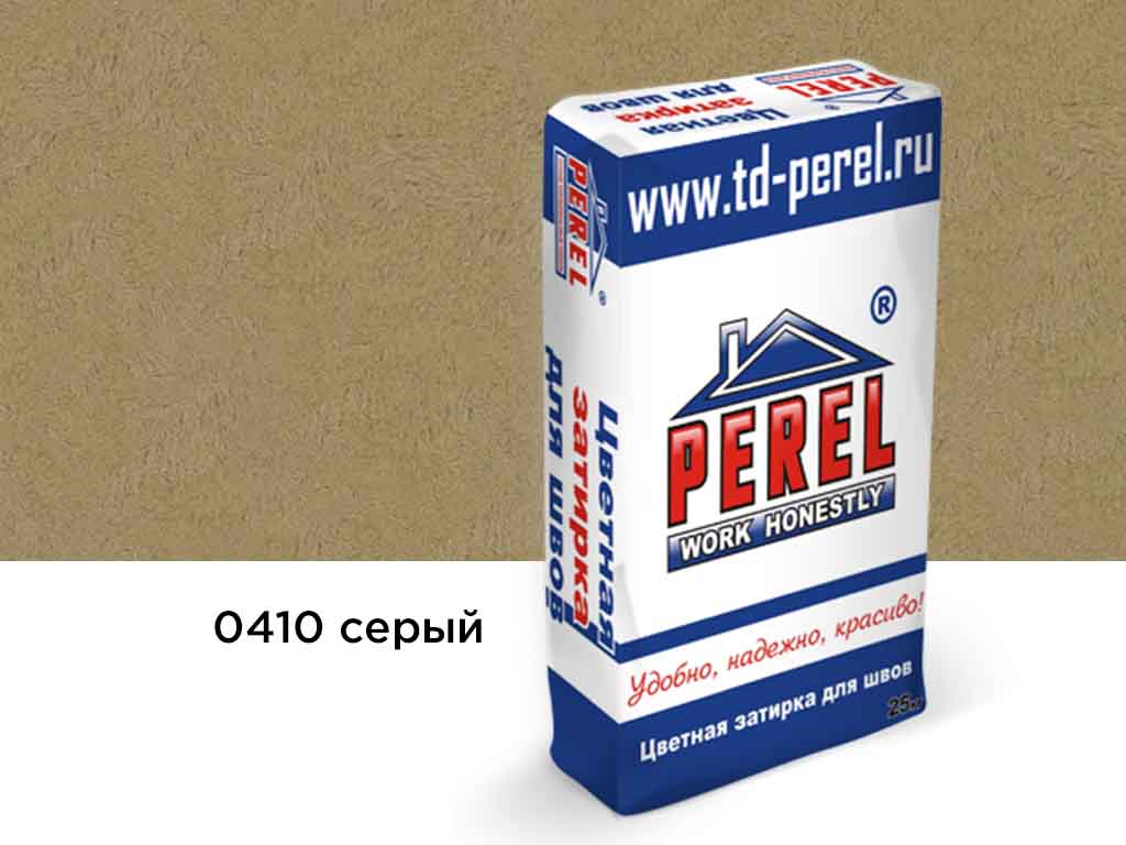 Затирка для швов Perel RL 0410 серая, 25 кг