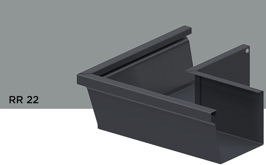 Внешний угол Orima RR 22 для системы D 110/85*85 мм