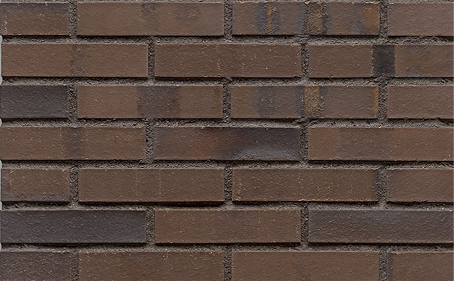 Кирпич клинкерный Westerwaelder Klinker Nr 33AKS Schwarz-braun Kohle Spezial, 290*90*71 мм