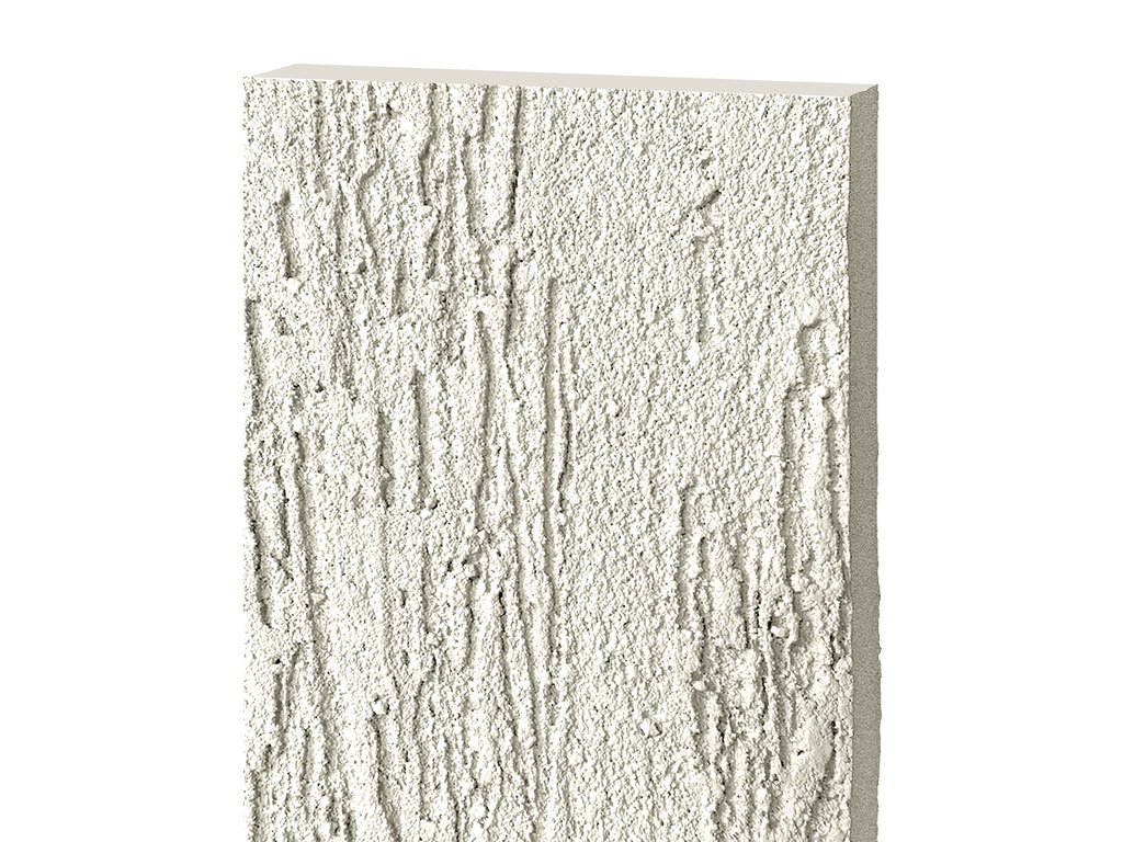 Фиброцементная панель БЕТЭКО Короед RAL 9001 (кремово-белый), 1500*1200*8 мм