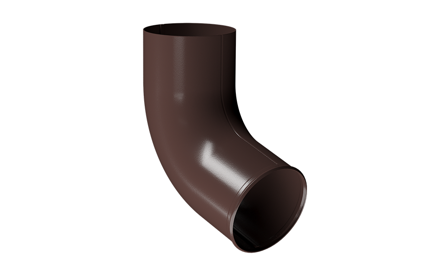 Отвод трубы Docke STAL PREMIUM, шоколад